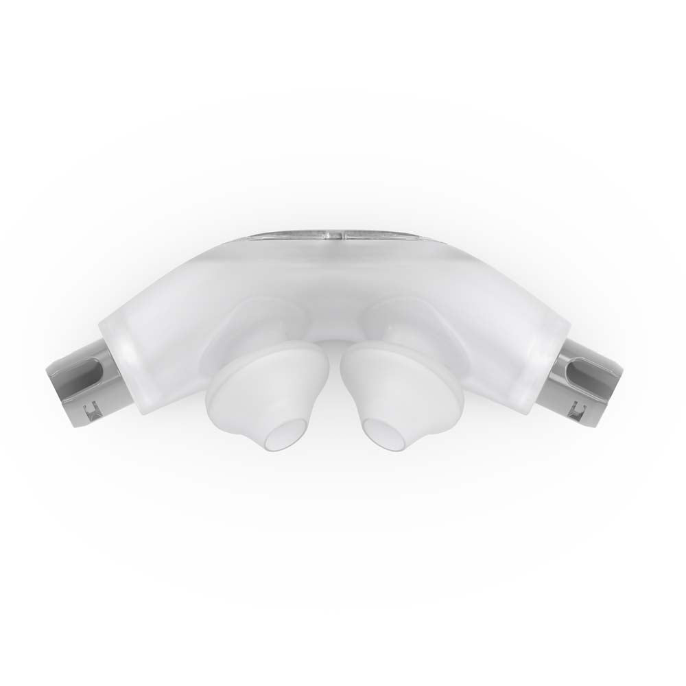 Close-up of ResMed AirFit P30i nasal pillows cushion for CPAP therapy