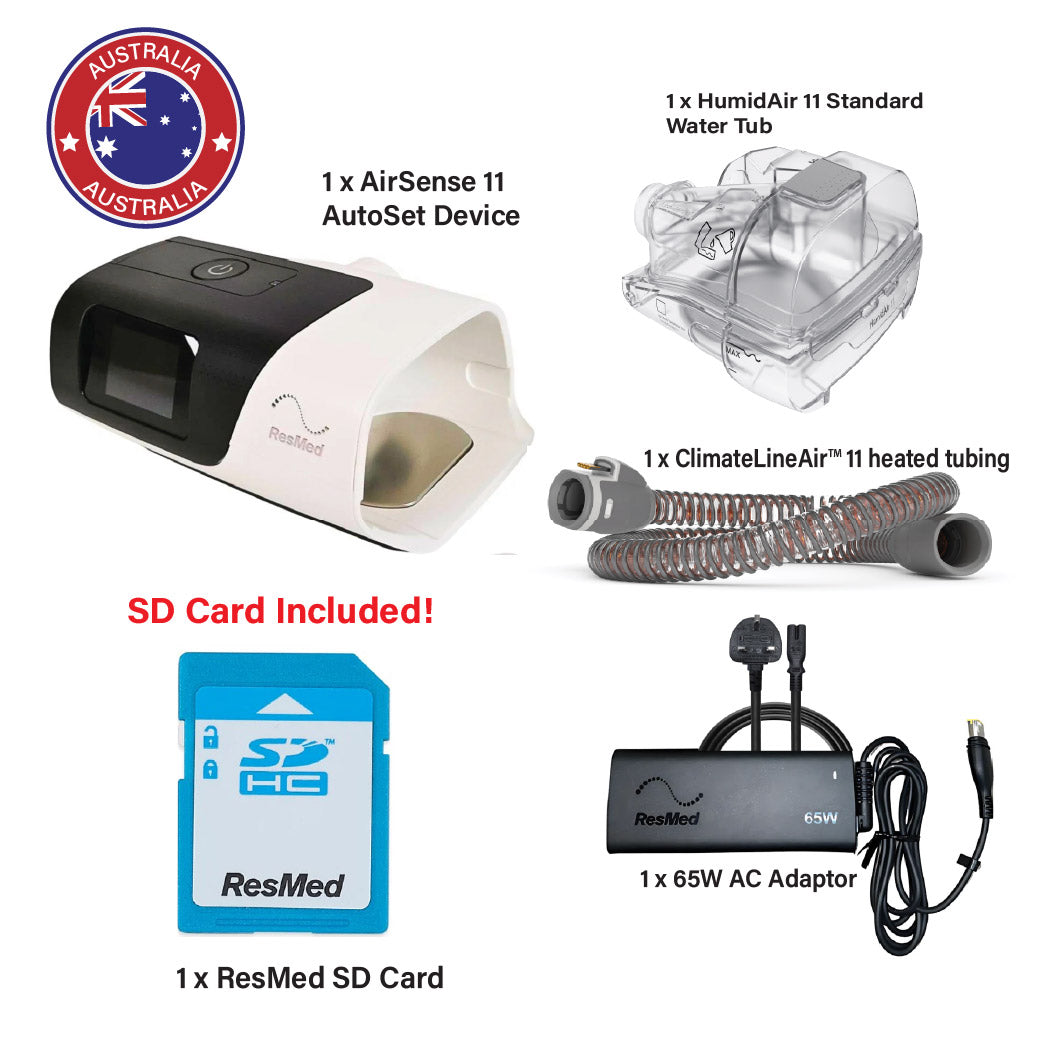 ResMed AirSense 11 AutoSet APAC TRI + SD Card Bundle