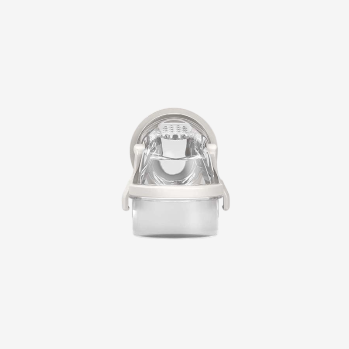 ResMed AirFit N30i P30i CPAP mask elbow connector replacement for sleep apnea therapy.