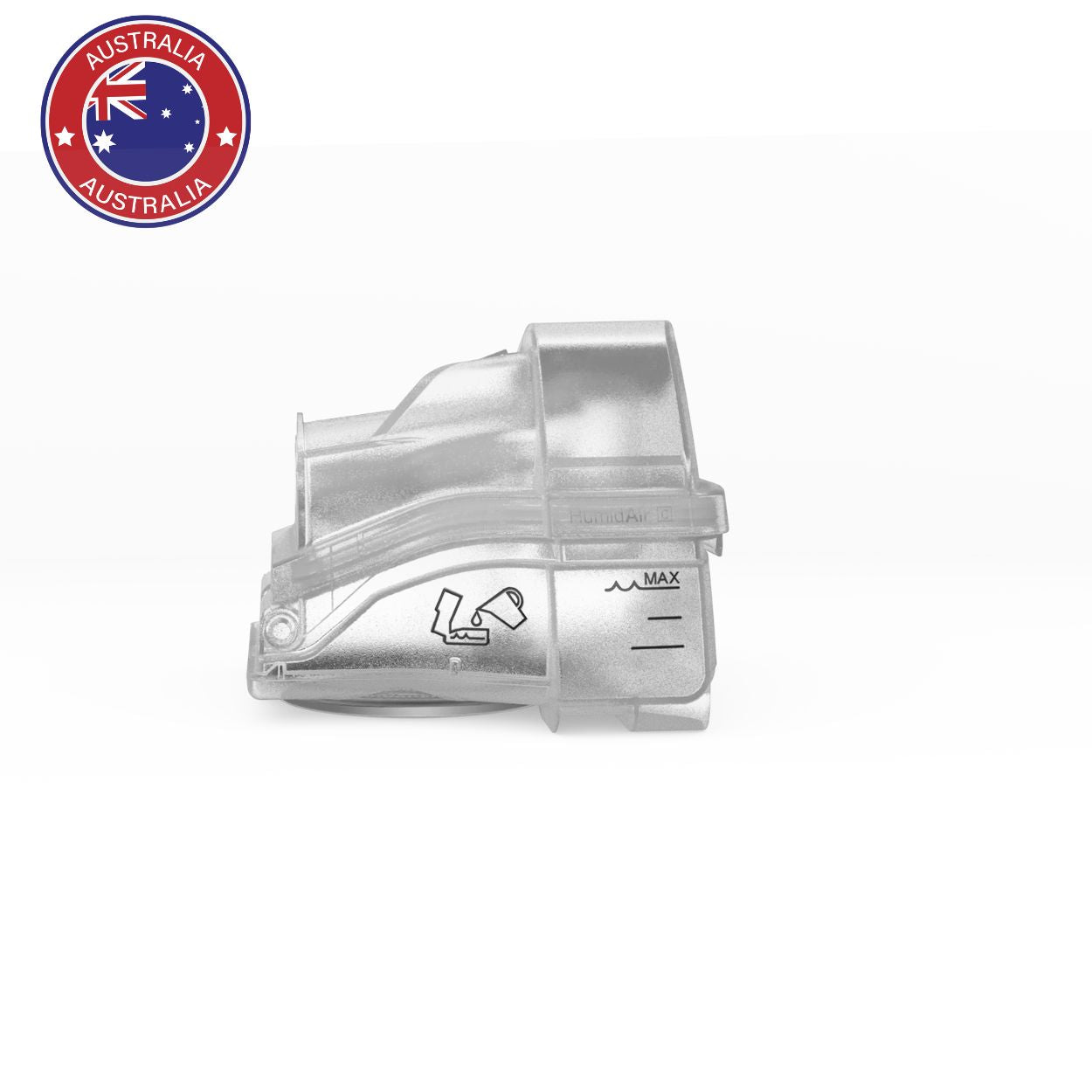 ResMed HumidAir Cleanable II Tub for AirSense 10 – side view