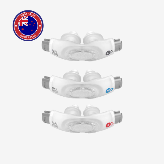 ResMed AirFit P30i nasal pillows cushion replacement for CPAP mask sleep apnea therapy.