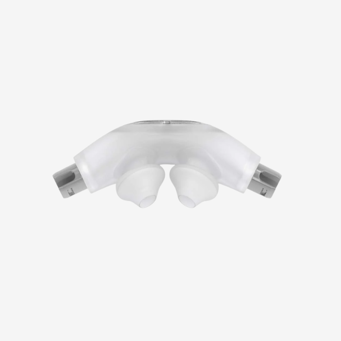 ResMed AirFit P30i silicone nasal pillows cushion for CPAP sleep therapy.