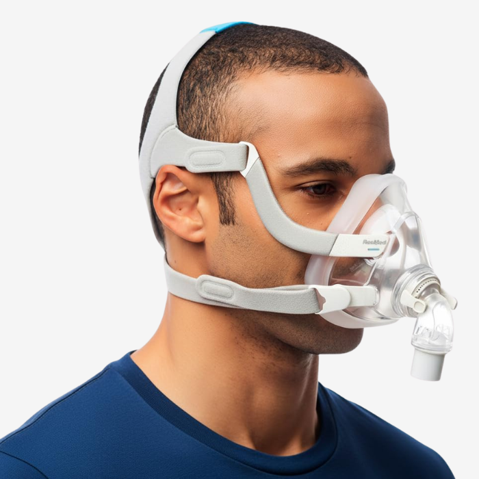 ResMed AirFit F20 Full Face CPAP Mask with InfinitySeal cushion – ideal for high-pressure CPAP therapy