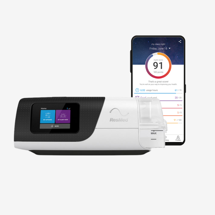 ResMed AirSense 11 CPAP machine for home sleep apnea therapy in Singapore with Airview App