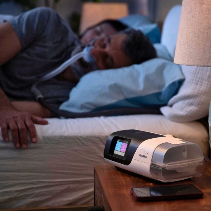 ResMed AirSense 11 sleep apnea CPAP machine with advanced sleep therapy features.