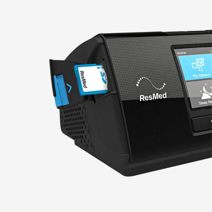 ResMed CPAP SD card for AirSense 10, AirSense 11 and Lumis sleep therapy machines.