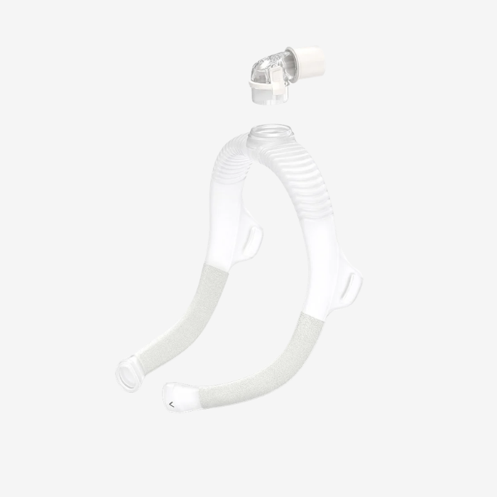 ResMed AirFit N30i frame with elbow for nasal cradle CPAP mask sleep therapy.