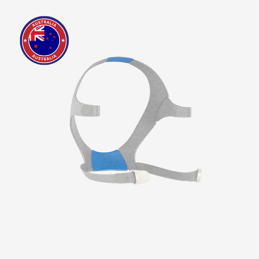 ResMed AirFit F20 CPAP mask headgear replacement for sleep apnea treatment.