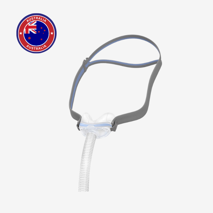 ResMed AirFit N30 nasal CPAP mask system for comfortable sleep therapy with CPAP machine.