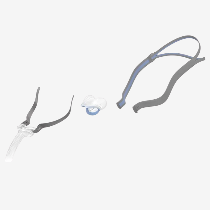 ResMed AirFit N30 nasal CPAP mask system for comfortable sleep therapy with CPAP machine.