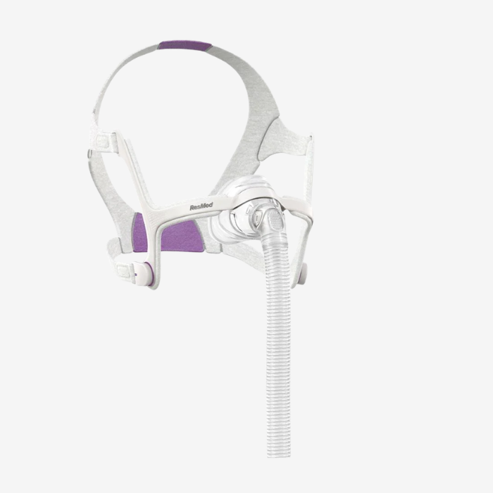 ResMed AirFit N20 nasal CPAP mask for  women for sleep apnea therapy comfort