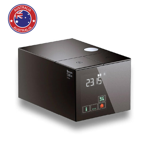 Sefam S.Box by Starck Auto CPAP device with modern design and intelligent sleep therapy features